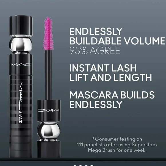 Mac Cosmetics MAC Stack Mascara Mega | Full Size | Brand New in Box  | Authentic - Picture 2 of 12